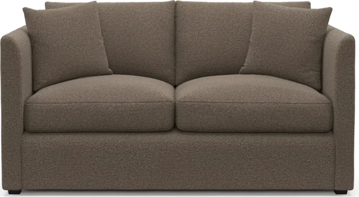 Benji Foam Comfort Loveseat - Liv Umber