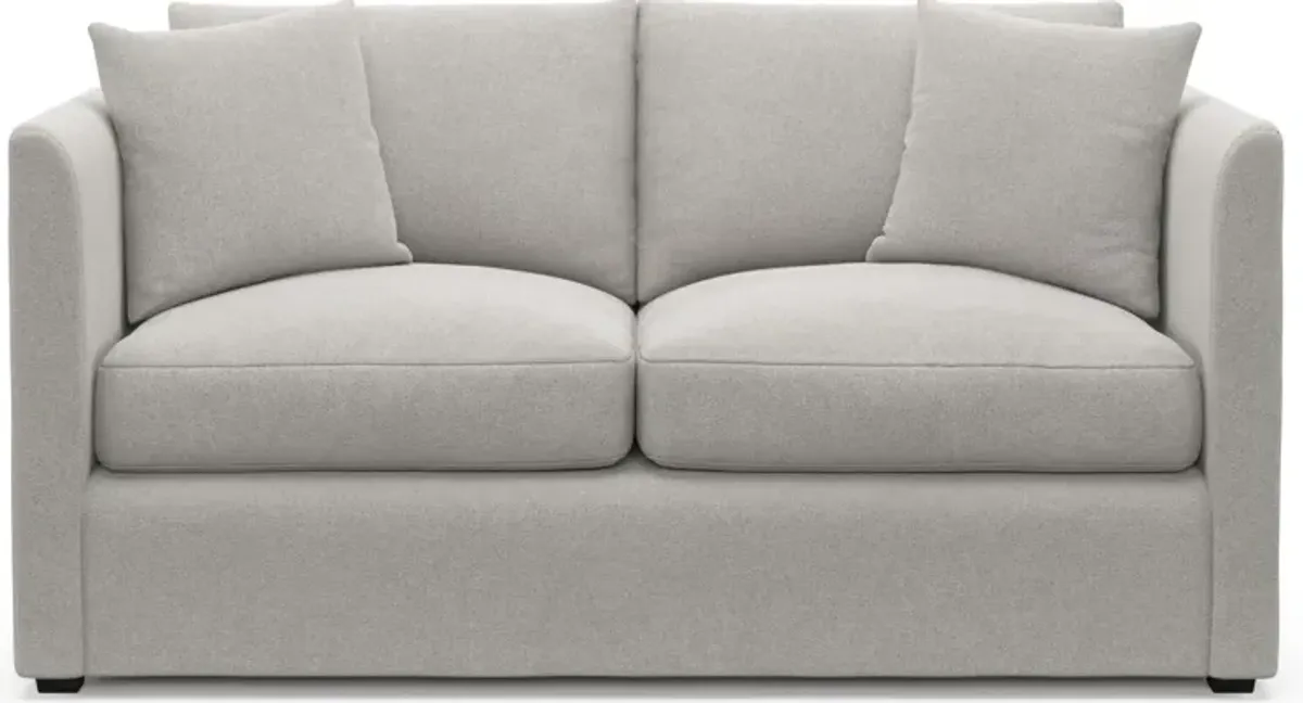 Benji Foam Comfort Loveseat - Basker Dove