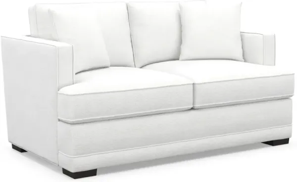 Pembroke Foam Comfort Loveseat - Lovie Chalk