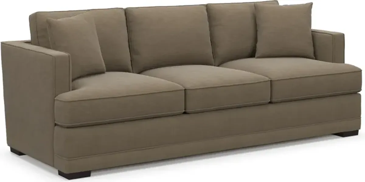 Pembroke Hybrid Comfort Sofa - Merrimac Brownstone