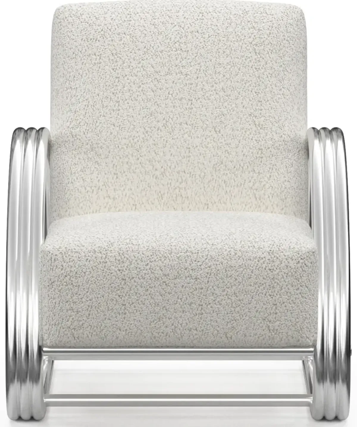 Beal Accent Chair - River Rock Ivory