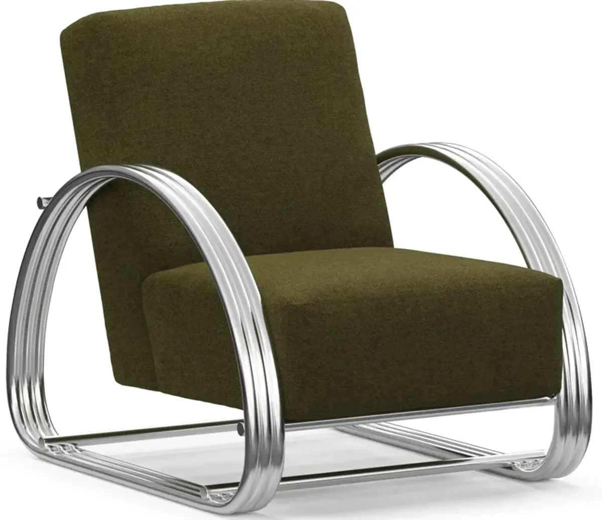 Beal Accent Chair - Midcentury Peat