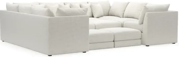 Nest Foam Comfort 9-Piece Pit Sectional - Bantu Pearl
