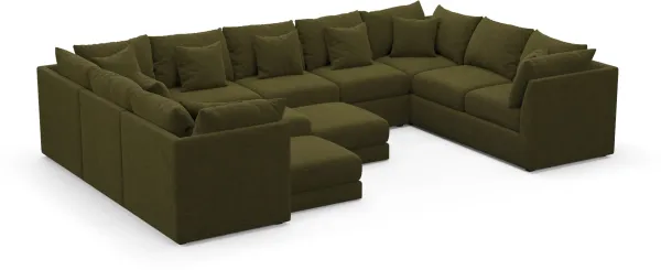 Nest Foam Comfort Sectional - Midcentury Peat