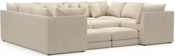 Nest Foam Comfort Sectional - Luscious Champagne