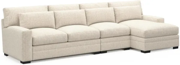 Winston Foam Comfort Sectional - Haley Ivory