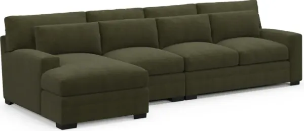 Winston Hybrid Comfort Sectional - Marina Moss