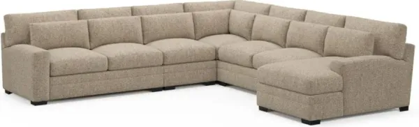 Winston Foam Comfort Sectional - Haley Sand