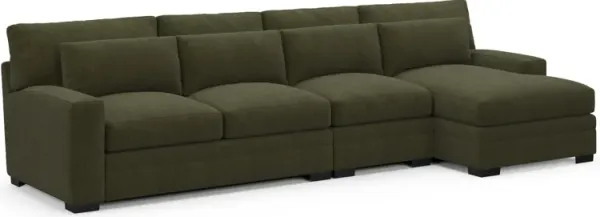 Winston Foam Comfort Sectional - Marina Moss