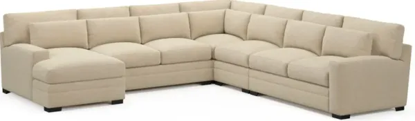 Winston Foam Comfort Sectional - Midcentury Sand