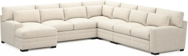 Winston Hybrid Comfort Sectional - Haley Ivory