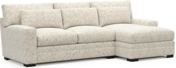 Winston Foam Comfort Sectional - Haley Oyster