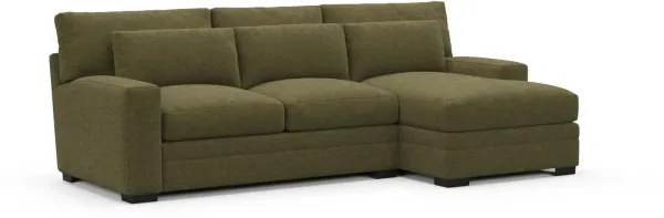 Winston Foam Comfort Sectional - Expedition Olive