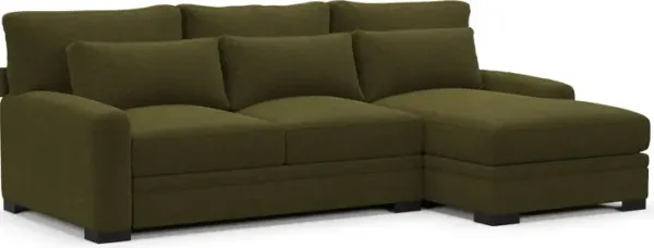 Winston Foam Comfort Sectional - Midcentury Peat