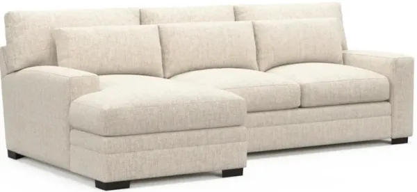 Winston Foam Comfort Sectional - Haley Ivory