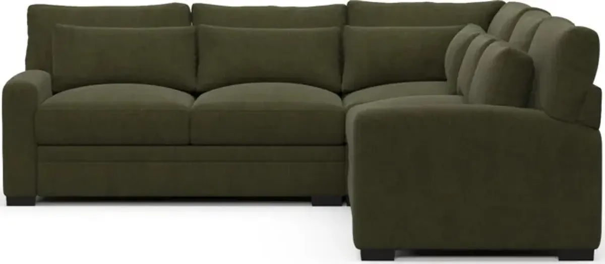 Winston Foam Comfort Sectional - Marina Moss