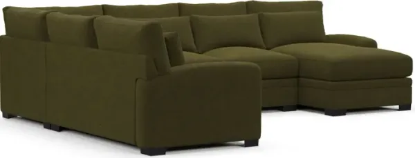 Winston Foam Comfort Sectional - Midcentury Peat