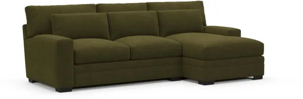 Winston Hybrid Comfort Sectional - Midcentury Peat