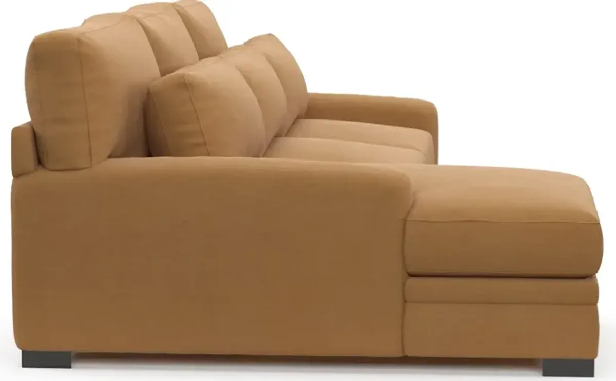 Winston Hybrid Comfort 2-Piece Sectional with Left-Facing Chaise - Merrimac Topaz
