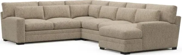 Winston Hybrid Comfort Sectional - Haley Sand