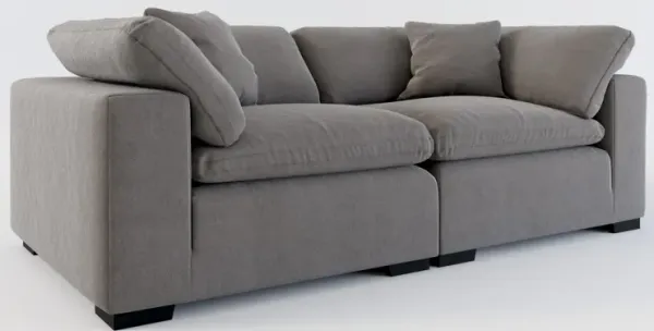 Plush Feathered Comfort 2-Piece Sofa - Merrimac Ash