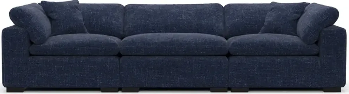 Plush Feathered Comfort Sofa - Sundar Navy