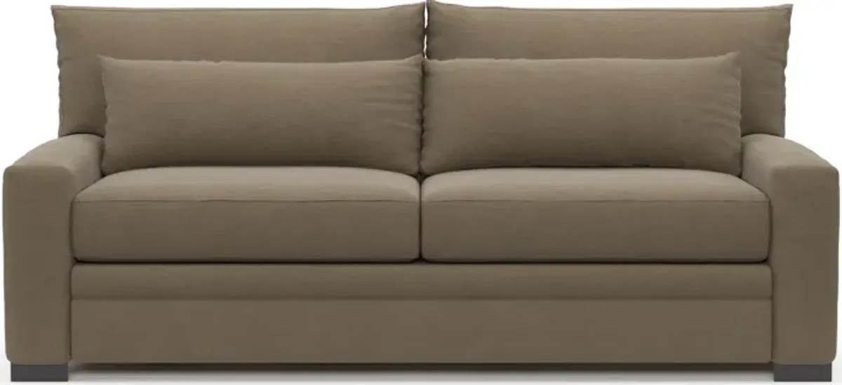 Winston Foam Comfort Sofa - Merrimac Brownstone