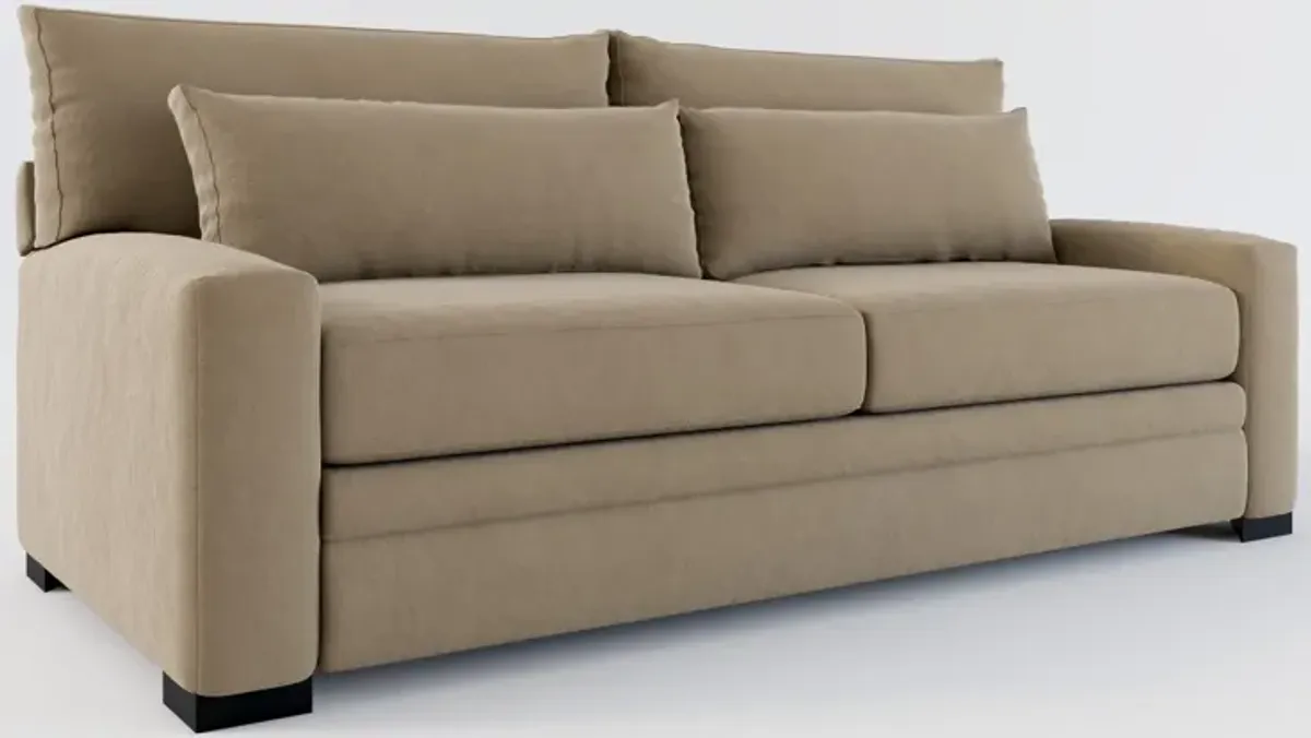 Winston Foam Comfort Sofa - Merrimac Brownstone