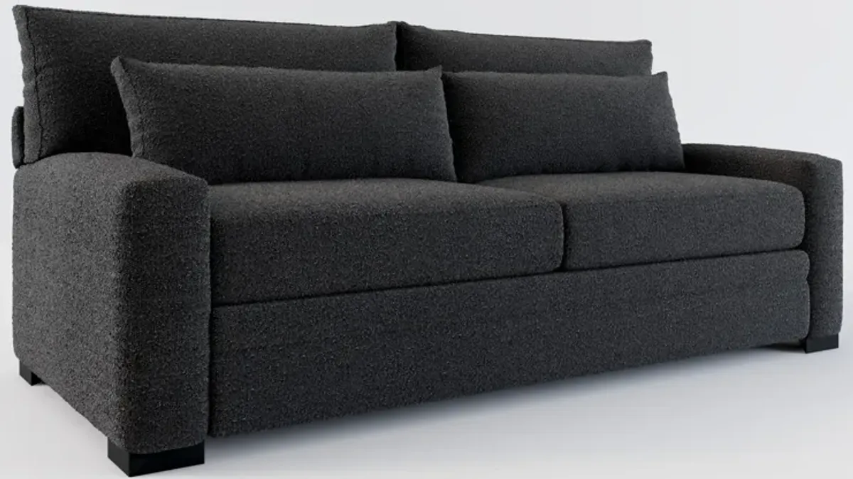 Winston Hybrid Comfort Sofa - Bloke Obsidian