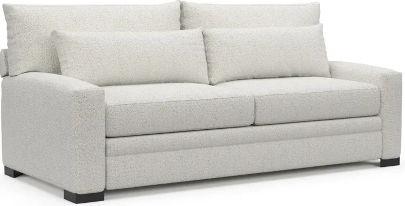 Winston Hybrid Comfort Sofa - River Rock Ivory