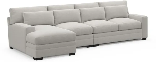 Boston Hybrid Comfort Sectional - Basker Dove