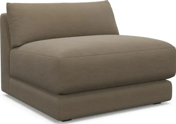 Malibu Armless Chair - Merrimac Brownstone