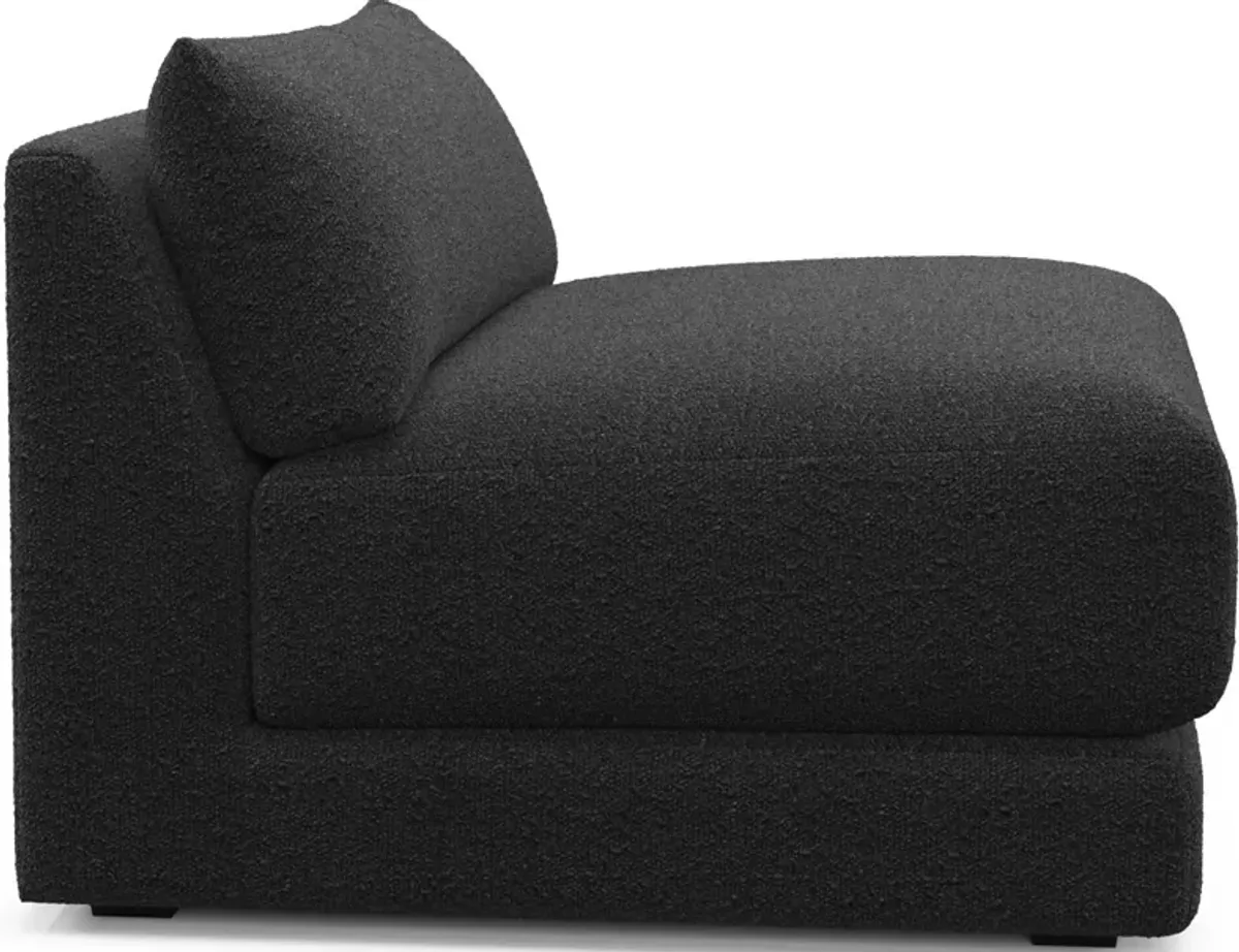 Malibu Armless Chair - Bloke Obsidian