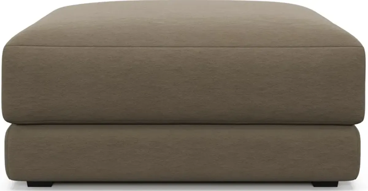 Malibu Ottoman - Merrimac Brownstone