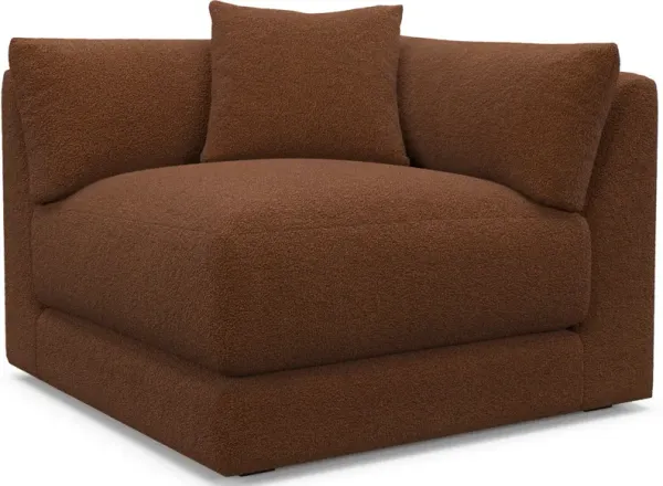 Malibu Corner Chair - Nora Chocolate
