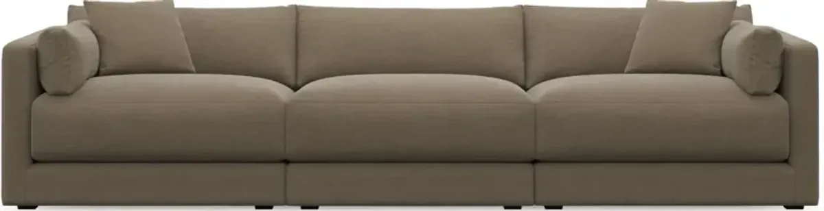 Malibu 3-Piece Sofa - Merrimac Brownstone