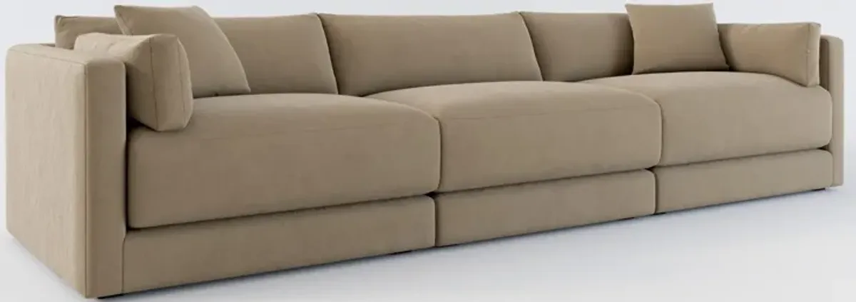 Malibu 3-Piece Sofa - Merrimac Brownstone