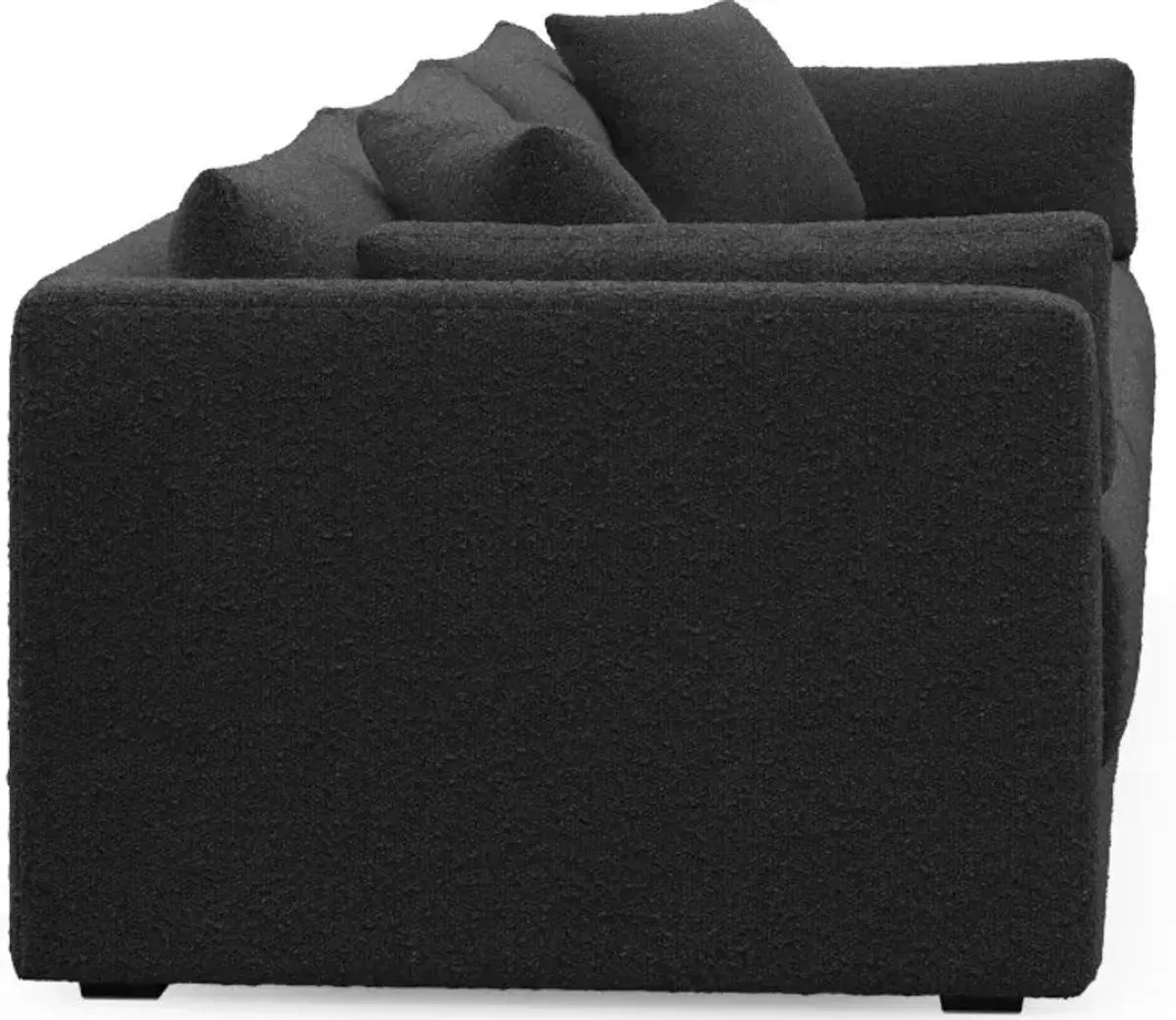 Malibu 3-Piece Sofa - Bloke Obsidian