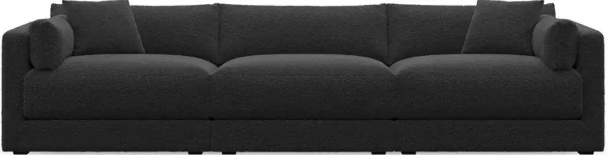 Malibu 3-Piece Sofa - Bloke Obsidian