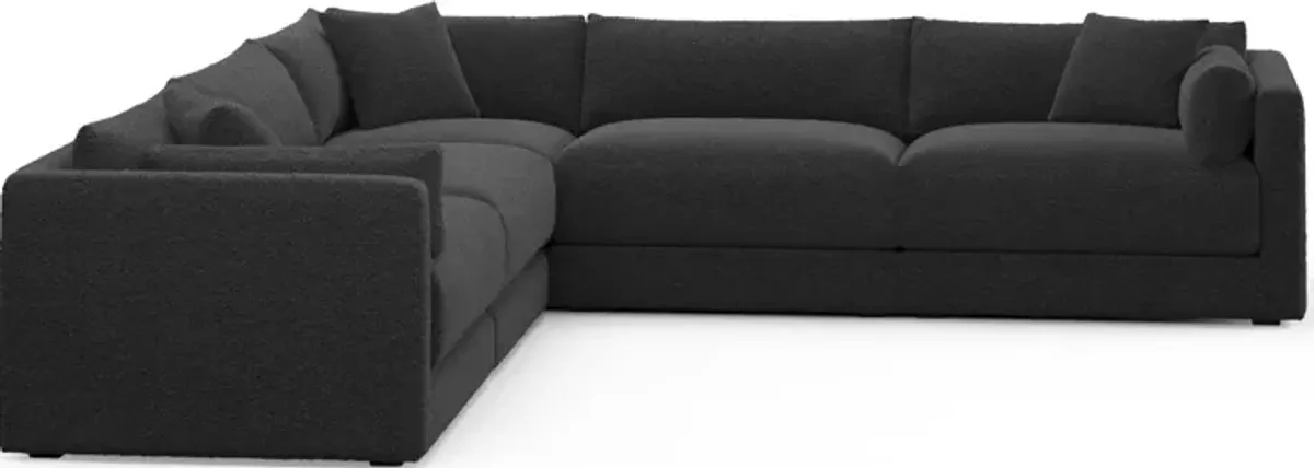 Malibu 5-Piece Sectional - Bloke Obsidian