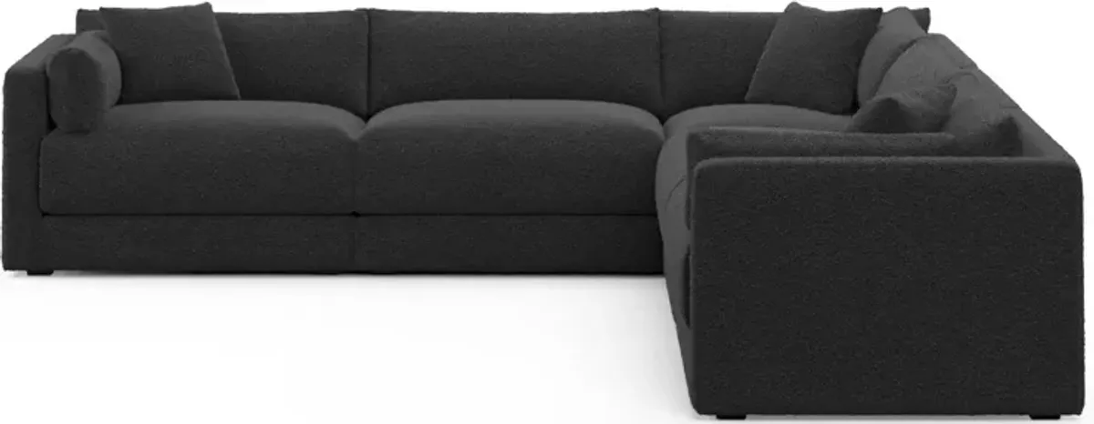 Malibu 5-Piece Sectional - Bloke Obsidian