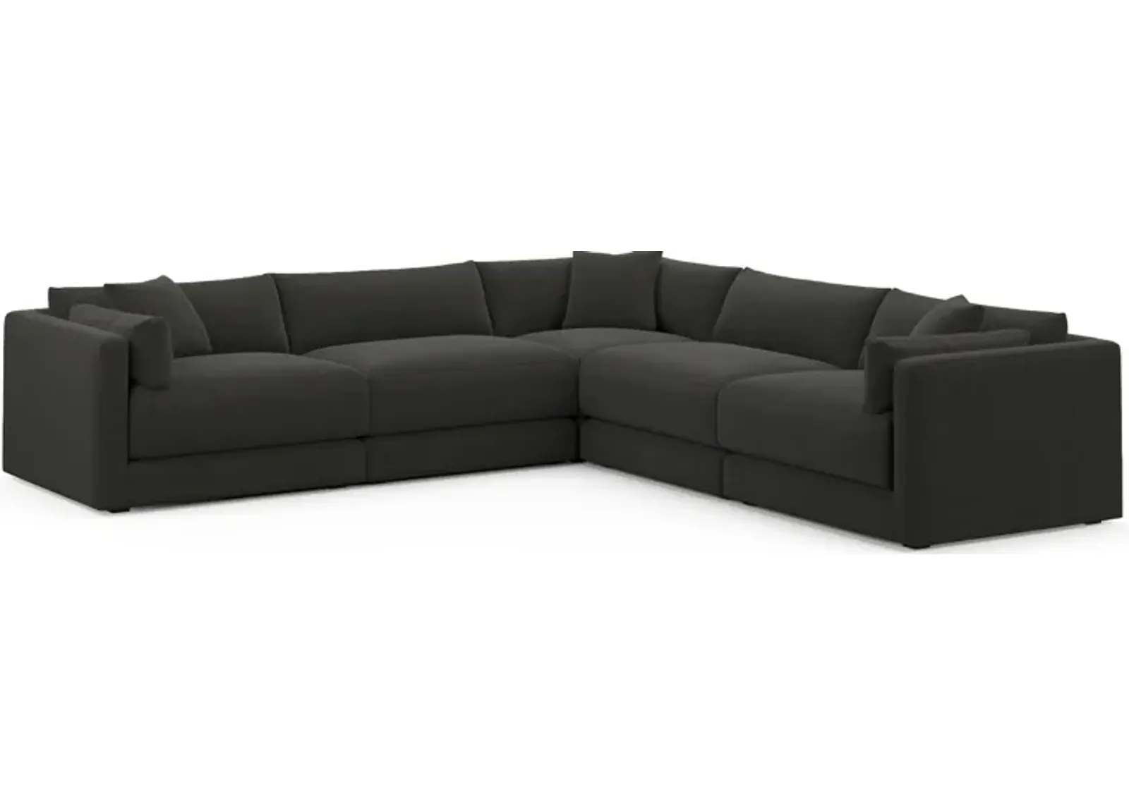 Malibu  5-Piece Sectional - Liv Onyx