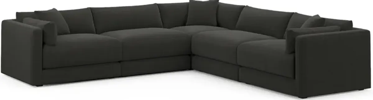 Malibu  5-Piece Sectional - Liv Onyx