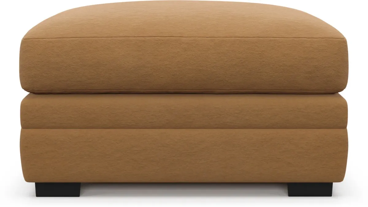 Winston Foam Comfort Ottoman - Merrimac Topaz