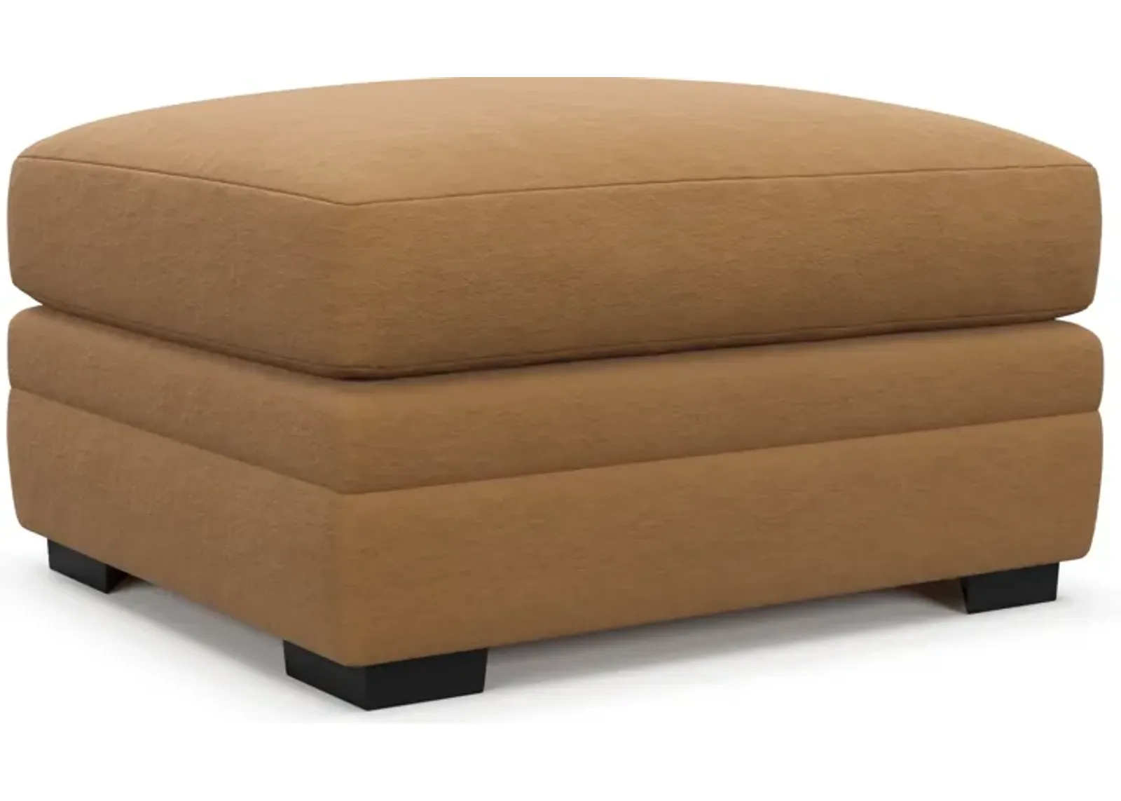 Winston Foam Comfort Ottoman - Merrimac Topaz