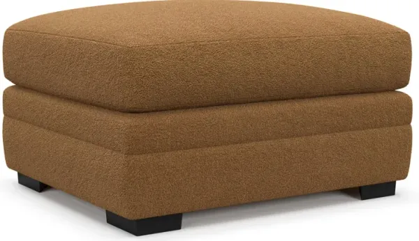 Winston Foam Comfort Ottoman - Nora Camel