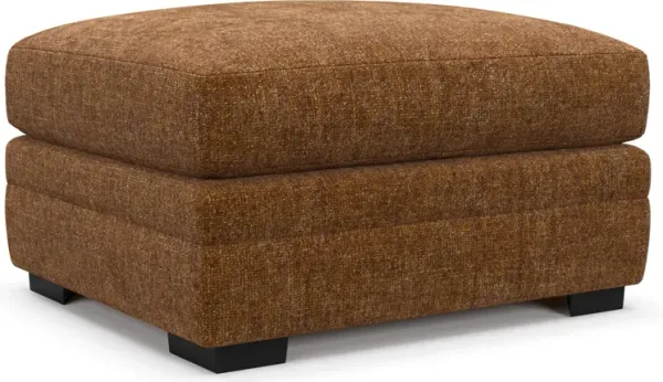 Winston Foam Comfort Ottoman - Sundar Spice
