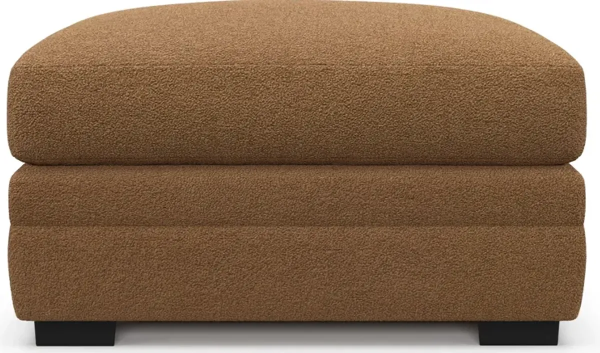 Winston Hybrid Comfort Ottoman - Texel Caramel