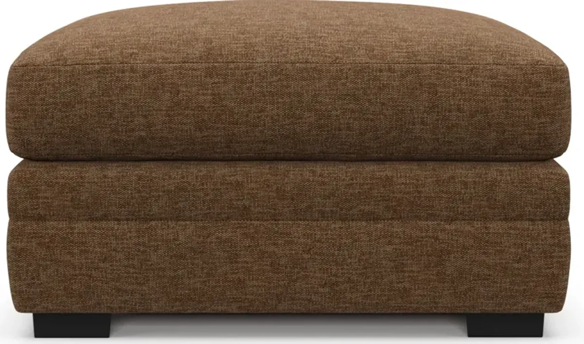 Winston Hybrid Comfort Ottoman - Balvi Truffle