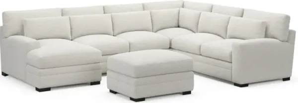 Winston Foam Comfort Sectional - Texel Gray